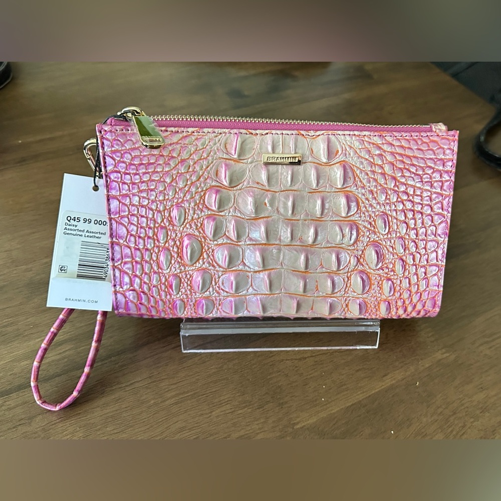 Brahmin Daisy pink Melbourne genuine leather